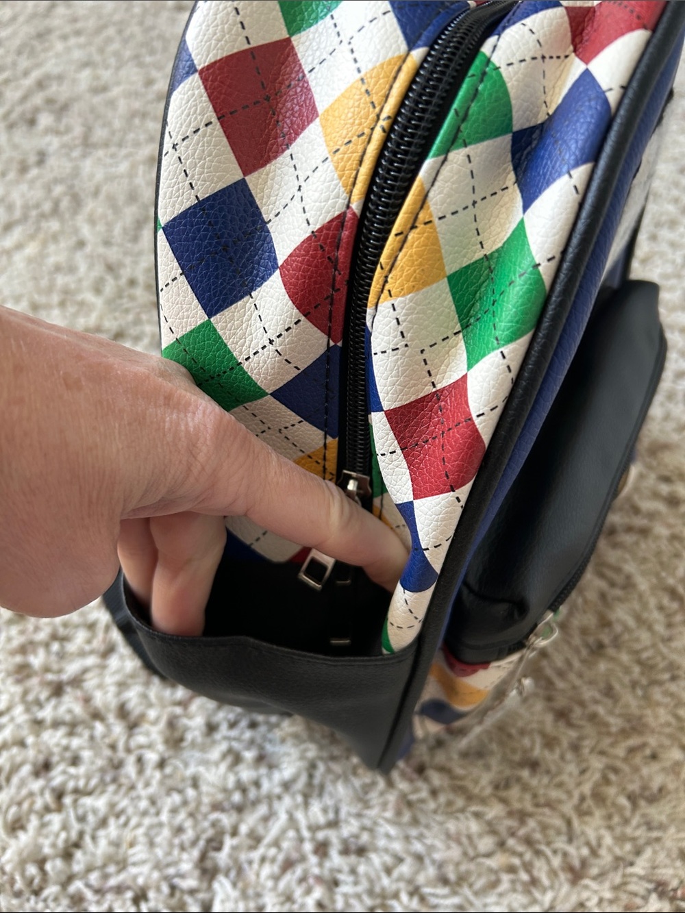 Harry Potter House Crest Multi-Color Mini Backpack - Picture 3 of 12